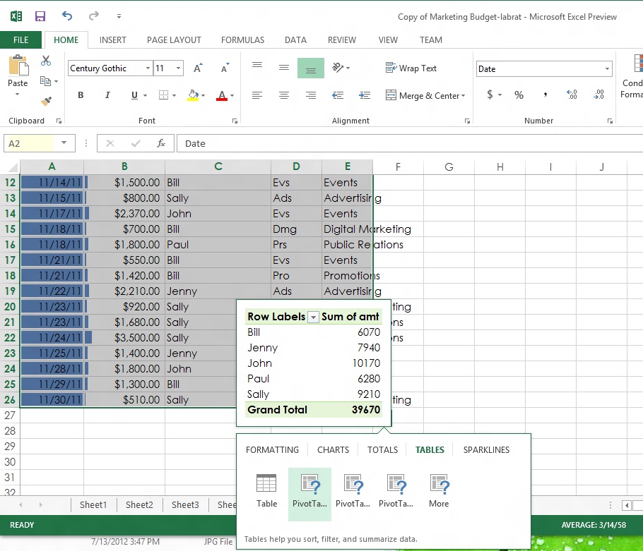 auto highlight row and column excel 2011 for mac